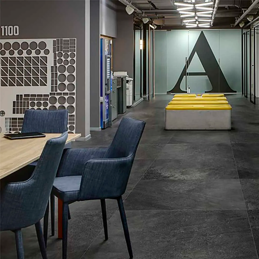 [56154] Porcelanato Vite Materia Grafito Natural 80x80 (1ra Calidad)