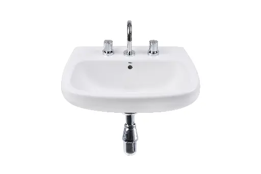 [25141] Lavatorio 3 Agujeros Roca Línea Monaco Blanco