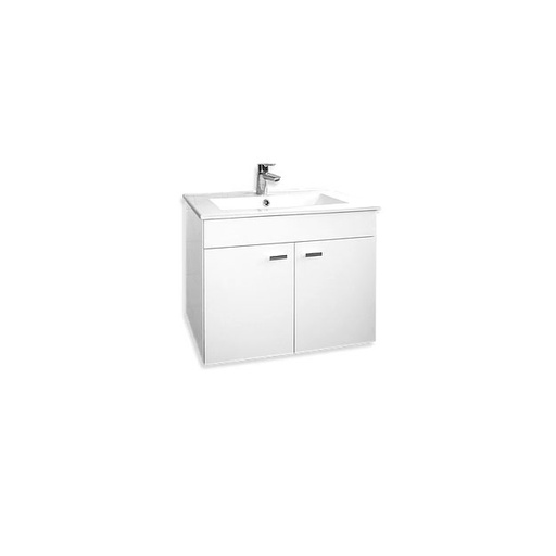 [11274] Vanitory Colgante 62cm 1 Agujero Amube Niza Blanco (Mesada Loza) 6459