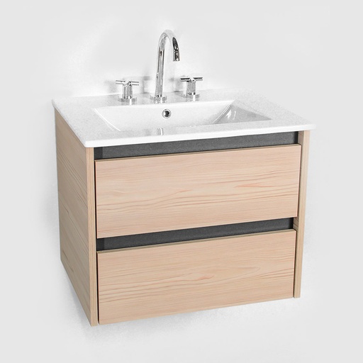 [30660] Vanitory Colgante 60cm Novara Alerce (Mesada Loza)