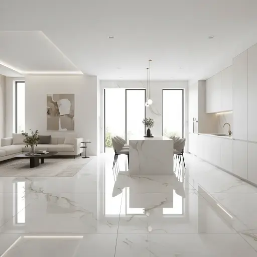 [30828] Porcelanato Portinari Paraná Gold White Pulido 120x120 (1ra Calidad) 62935