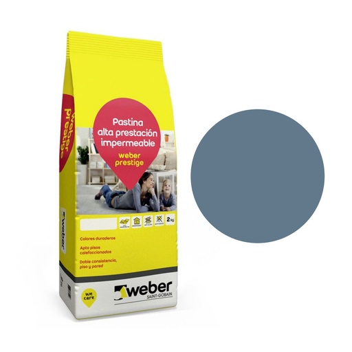 [58856] Pastina Weber Prestige Color Atlántico (Bolsa 2kg)