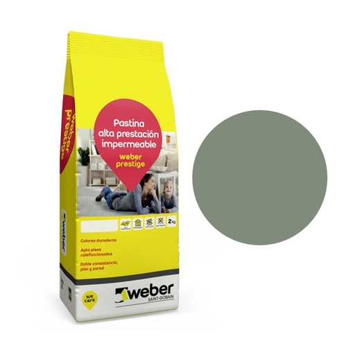 [58858] Pastina Weber Prestige Color Jade (Bolsa 2kg)