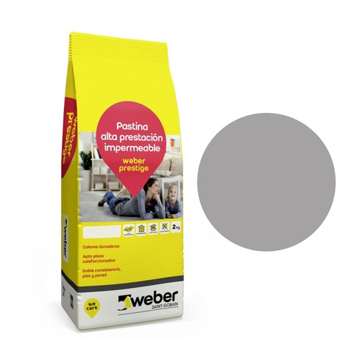 [58627] Pastina Weber Prestige Color Plata (Bolsa 2kg)