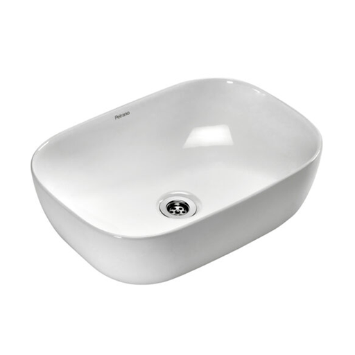 [51870] Bacha de Apoyo Peirano Loza Blanca 46x32cm BCH12