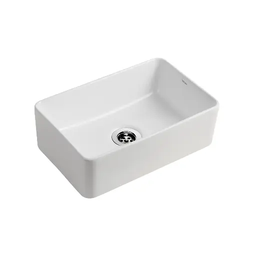 [24105] Bacha de Apoyo Peirano Loza Blanca 36.5x23.5cm BCH19