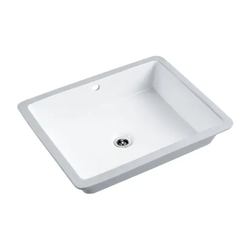 [24106] Bacha Bajo Mesada Peirano Loza Blanca 36.5x23.5cm BCH20