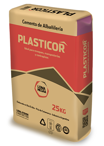 [3307] Cemento de Albañilería Plasticor (Bolsa 25kg)