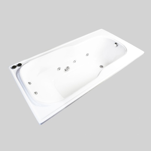 [12649] Hidromasaje Five Saint Quarzo Plus 170x83 8 Jets Blanco FSQPC