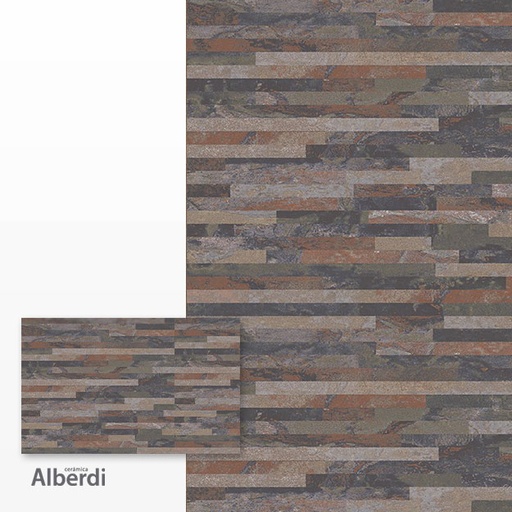 [66217] Revestimiento Alberdi Salerno Grafito 34x51 (1ra Calidad)