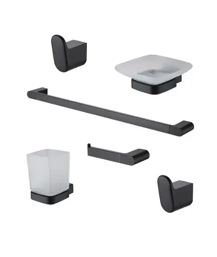 [51057] Kit de Accesorios 6 Piezas Peirano Soria Black Negro 16006BL