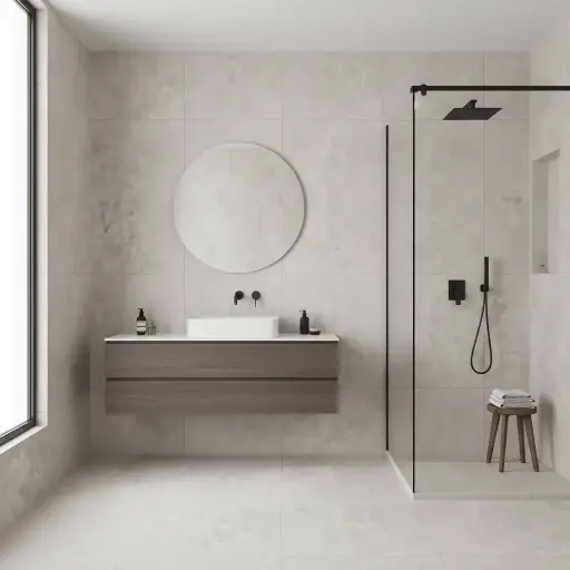 [67243] Porcelanato Vite Suburban Light Grey Eco Natural 60x60 (1ra Calidad)