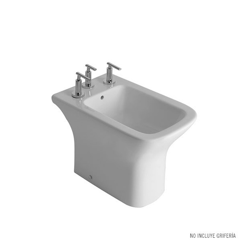[10955] Bidet 3 Agujeros Ferrum Línea Temple Blanco BBA3X