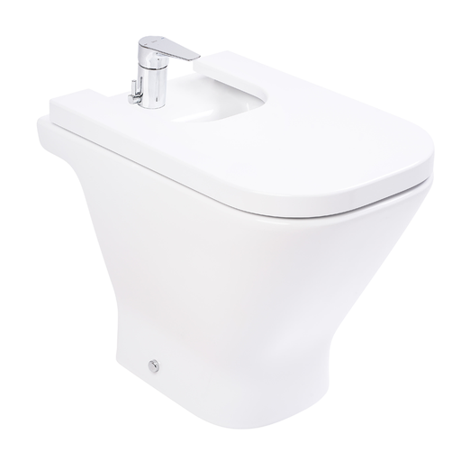 [26682] Bidet 1 Agujero Roca Línea The Gap Blanco (c/ Lluvia)