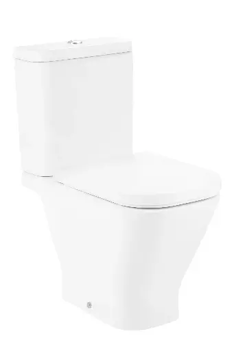 [26613] Inodoro Largo Roca Línea The Gap Rimless Blanco
