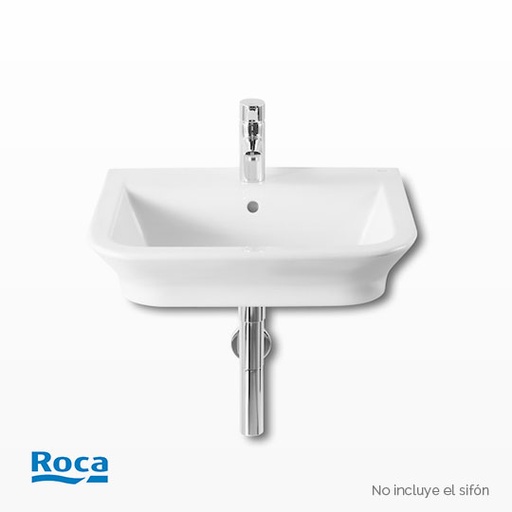 [26686] Lavatorio 3 Agujeros Roca Línea The Gap 55cm Blanco