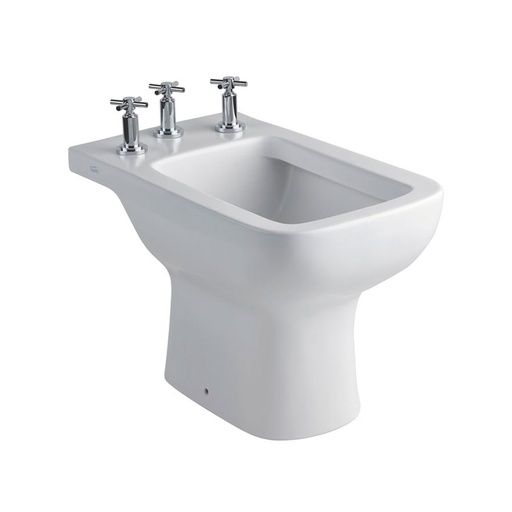 [10372] Bidet 3 Agujeros Ferrum Línea Trento Blanco BEL3J