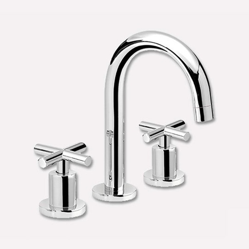 [51081] Grifería de Lavatorio Peirano Línea Valencia Cromo 60-122