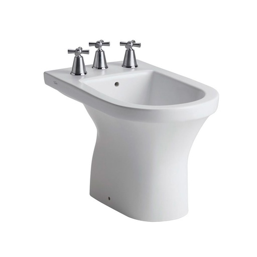[20382] Bidet 3 Agujeros Ferrum Línea Varese Blanco BJA3J B
