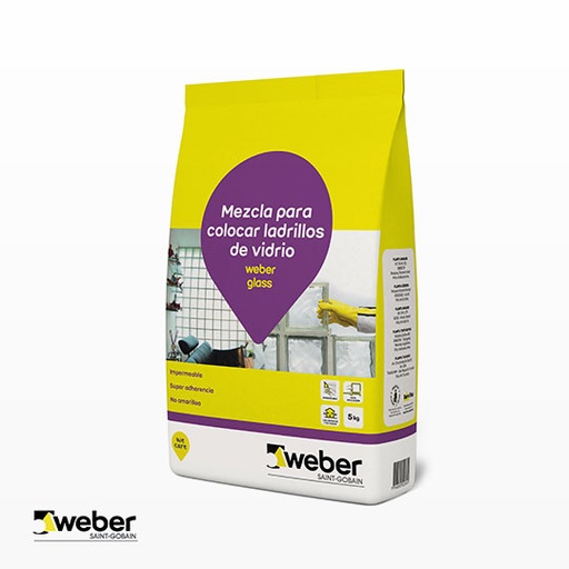 [731] Pegamento para Venecitas Weber Glass (Bolsa 5kg) 94-0010