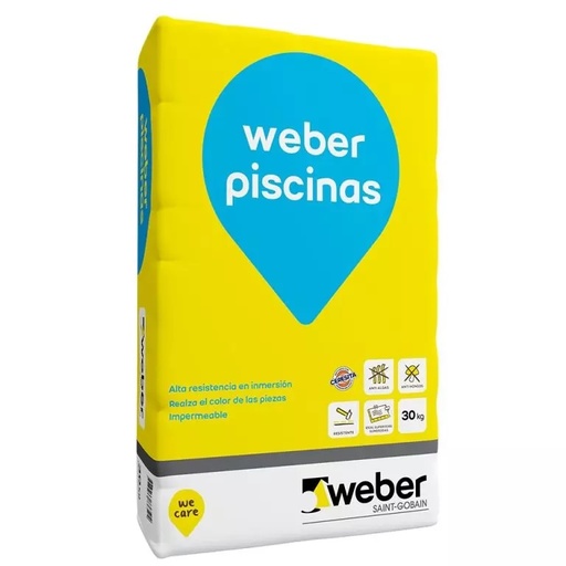 [244] Pegamento para Piletas Weber (Bolsa 30kg) 92-0080