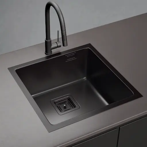 [22499] 640B ESSENTIA BLACK 40x40x20 MI PILETA