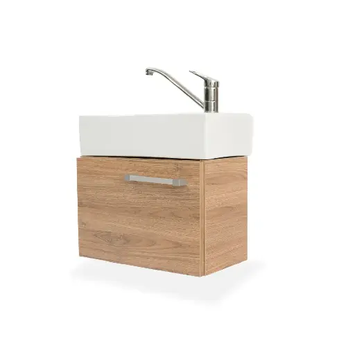 [30662] VANITORY COMPACT COLGAR 45cm ROBLE