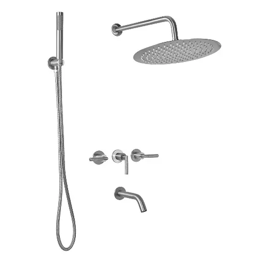 [51274] BEAT DUCHA EMB 3 FUNC NICKEL 80-353NI